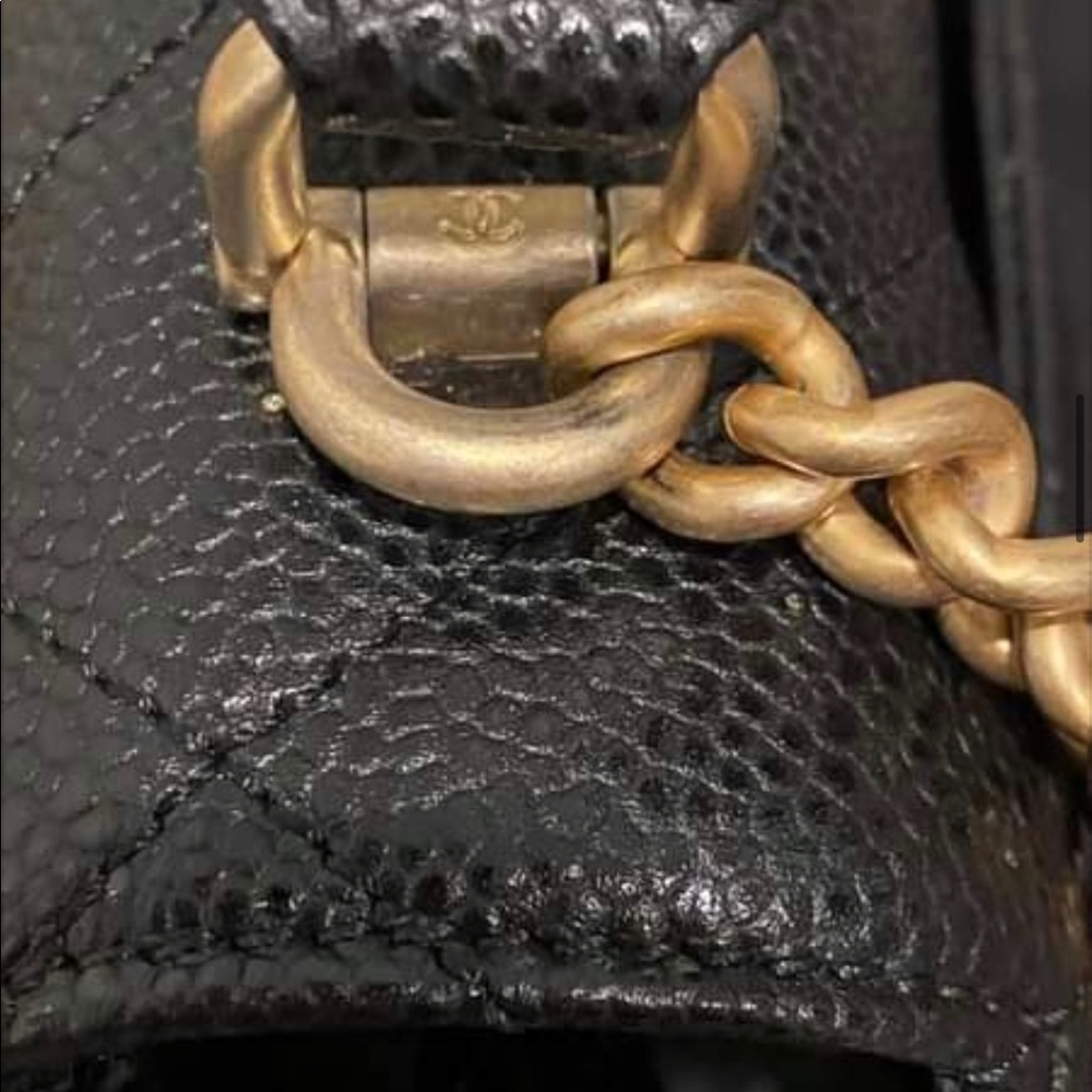 Authentic Chanel flap bag with handle, NWT - Picture 7 of 15